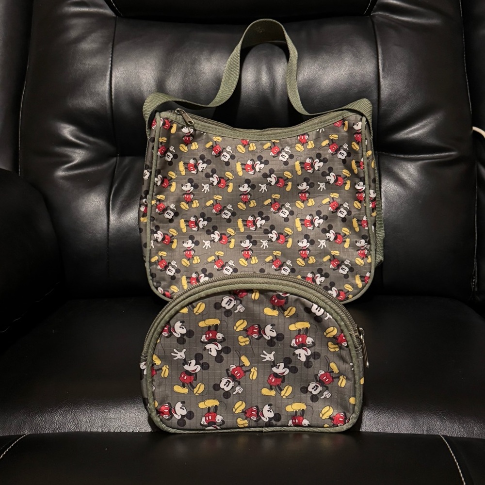 Mickey Mouse Purse and Make up Bag
